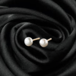 Mini Pearl Studs - White