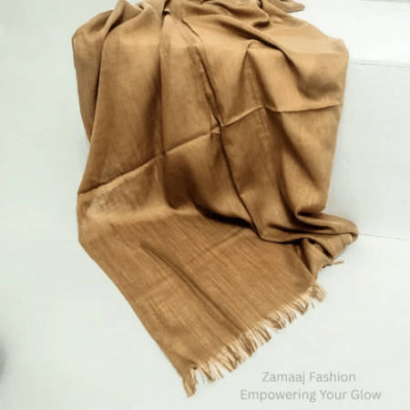 Turkish Lawn Hijab - Caramel Brown