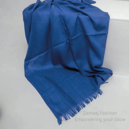 Turkish Lawn Hijab - Dark Blue