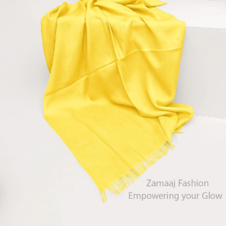 Turkish Lawn Hijab - Yellow
