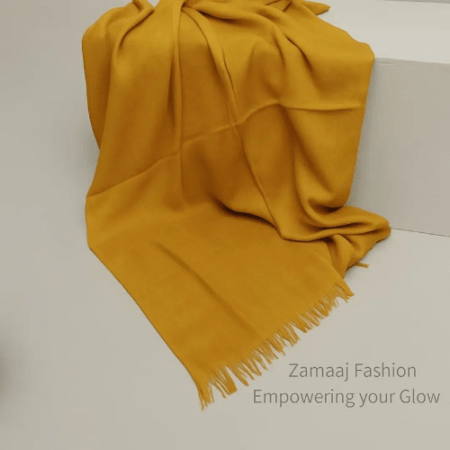 Turkish Lawn Hijab - Mustard