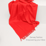 Turkish Lawn Hijab - Red