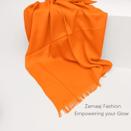 Turkish Lawn Hijab - Orange