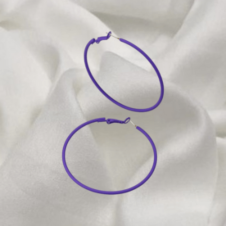 Purple Hoops - Long