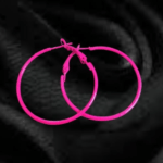 Pink Hoops - Medium