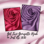 Georgette Hijab 2‑in‑1 Bundle