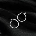 Silver hoops - Small