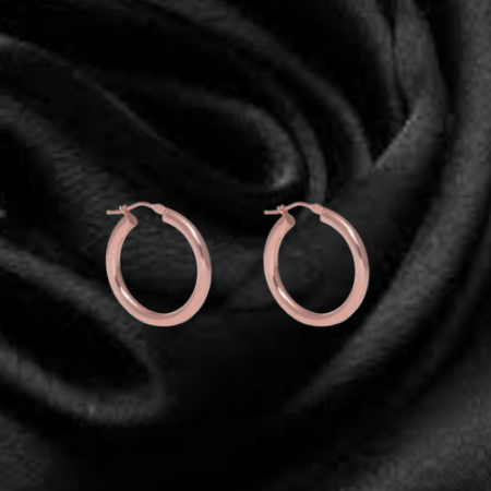 Copper hoops - Small