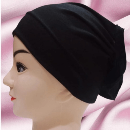 Hijab Tube Cap - Black