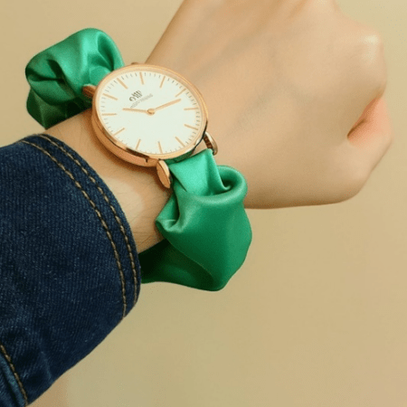 Scrunchy Watch - Sea Green
