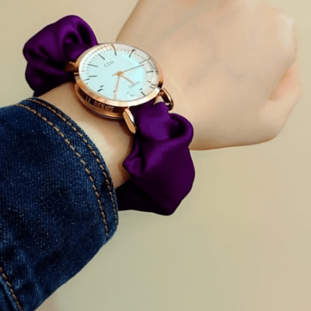 Scrunchy Watch - Purple