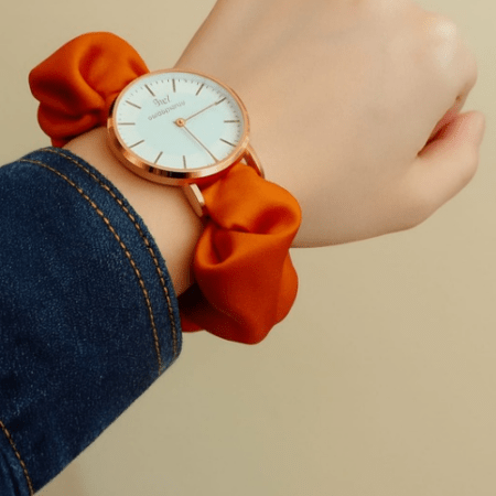 Scrunchy Watch - Orange