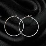 White Hoops - Medium