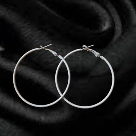 White Hoops - Medium