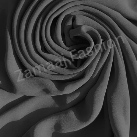 Georgette Chiffon Hijab - Grey