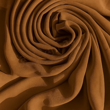 Georgette Chiffon - Choco Brown