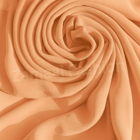Georgette Chiffon - Peach