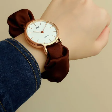 Scrunchy Watch - Brown
