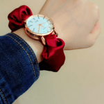 Scrunchy Watch - Maroon